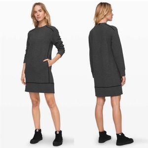 Lululemon On Repeat Dress Heathered Core Dark Grey